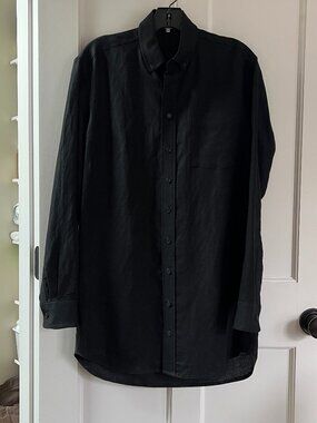 Emerson Fry Linen button down shirt dress